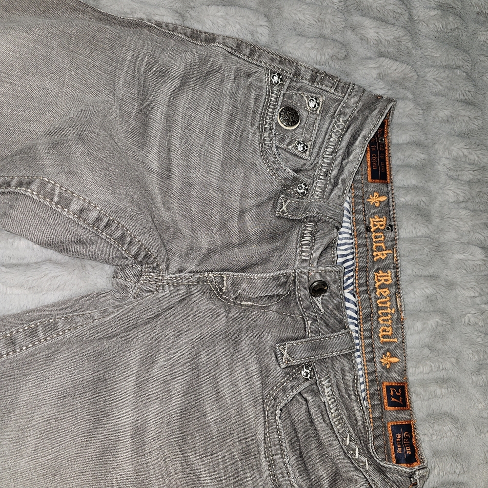 Rock Revival Gray Skinny Women's Jeans